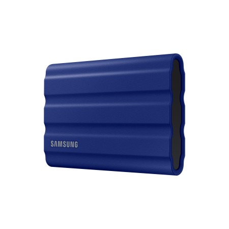 Disco duro externo ssd samsung 2tb t7 shield nvme azul mu - pe2t0r - eu