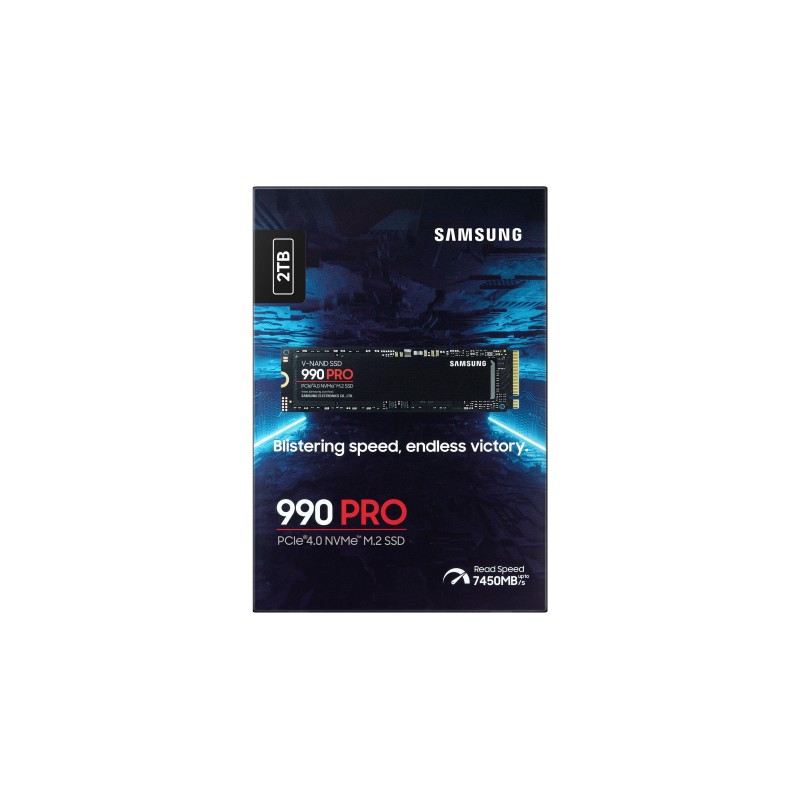 Disco SSD Samsung 990 PRO 2TB/ M.2 2280 PCIe Gen4/ Compatible con PS5 y PC/ Full Capacity