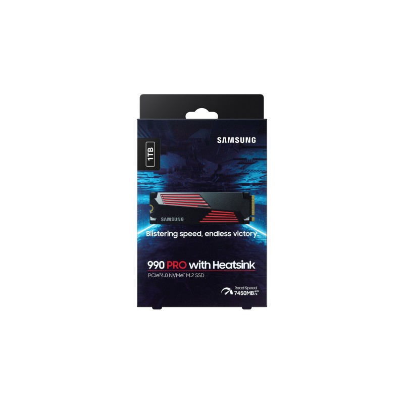 Disco SSD Samsung 990 PRO 1TB/ M.2 2280 PCIe Gen4/ con Disipador de Calor/ Compatible con PS5 y PC/ Full Capacity