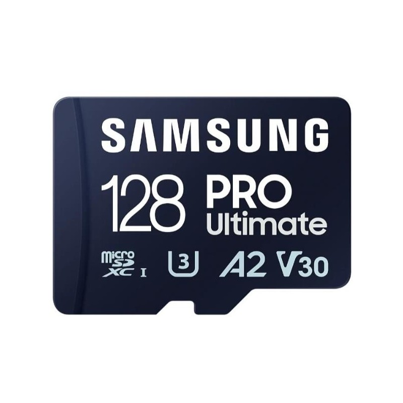 Tarjeta de Memoria Samsung Pro Ultimate 128GB microSD XC con Adaptador/ Clase 10/ 200MBs