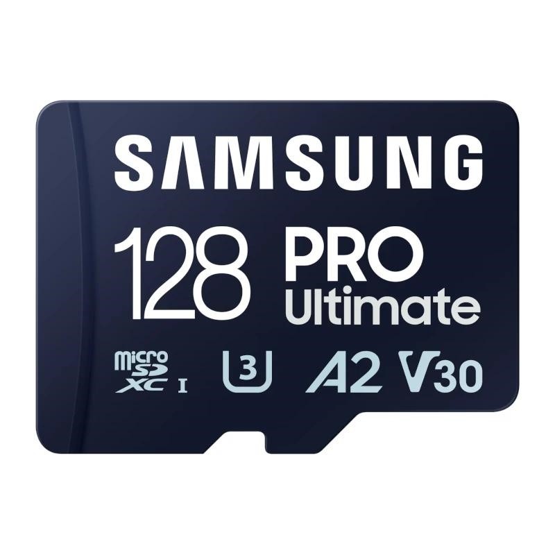 Tarjeta de Memoria Samsung Pro Ultimate 128GB microSD XC con Adaptador/ Clase 10/ 200MBs