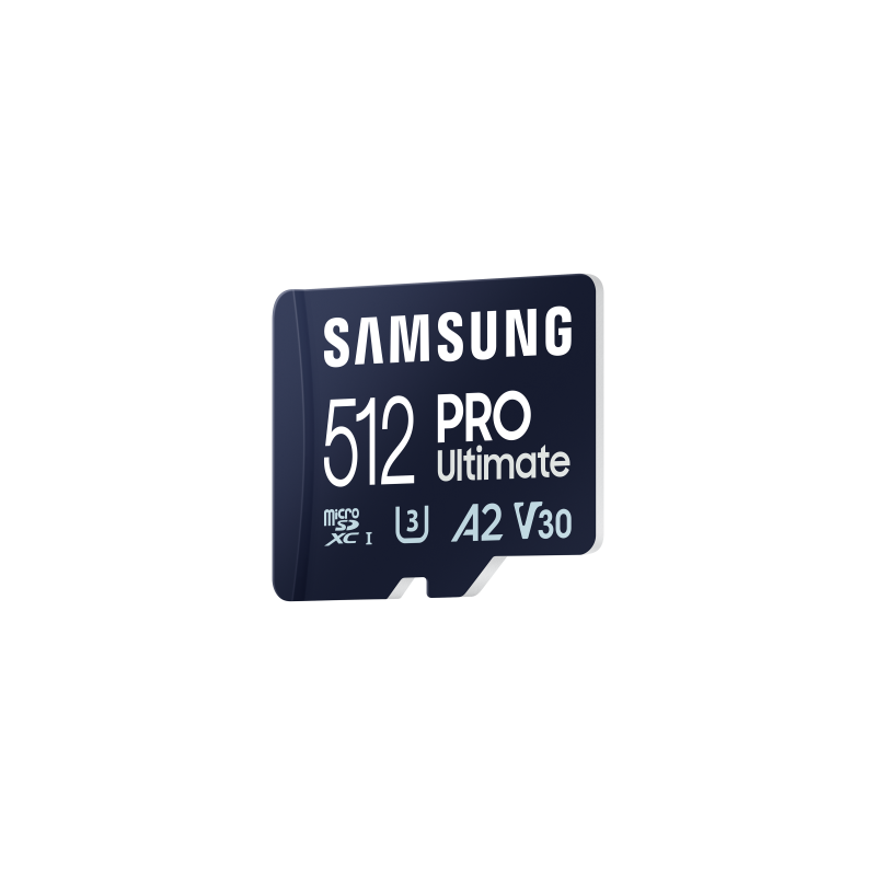 Tarjeta memoria micro sd samsung 512gb sdxc pro ultimate u3 v30 a2 + adaptador sd