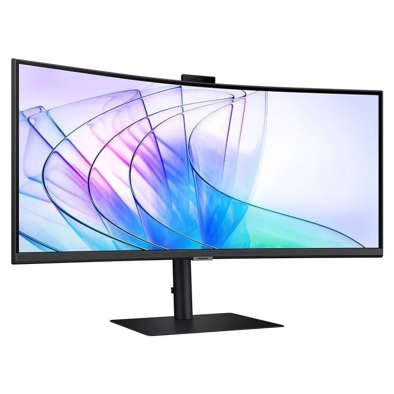 Monitor Profesional Ultrapanorámico Curvo Samsung ViewFinity S6 S34C652VAU 34″/ UWQHD/ Webcam/ Multimedia/ Regulable en Altura/ 