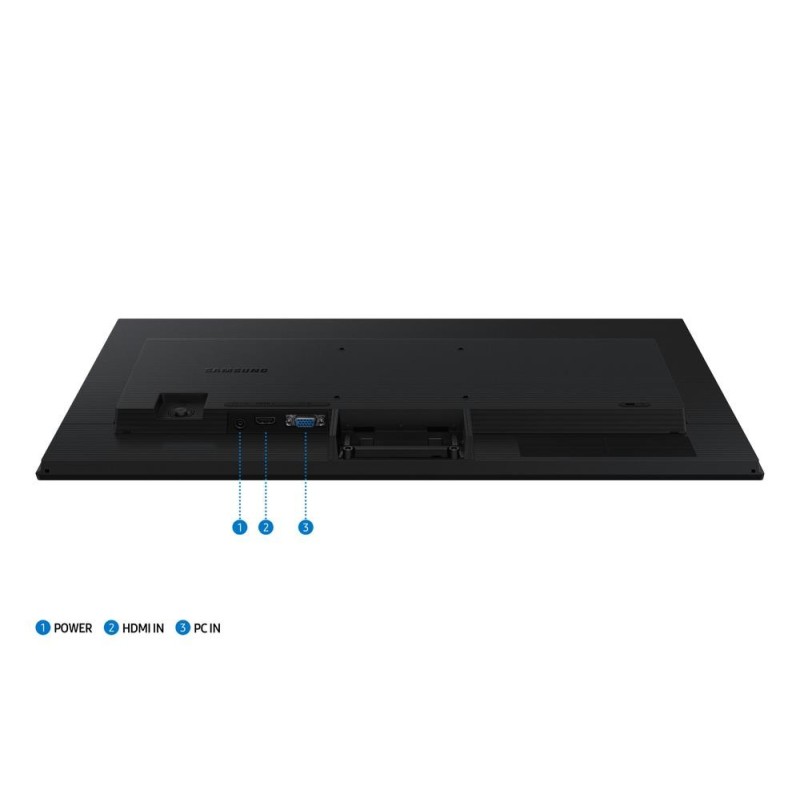 Monitor Profesional Samsung Essential Monitor S3 S24D300GAU/ 24″/ Full HD/ Negro