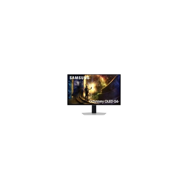 Smart Monitor Gaming Samsung OLED Odyssey G6 S27DG610SU 27″/ QHD/ 0.03ms/ 240Hz/ VA/ Regulable en altura/ Smart TV/ Plata