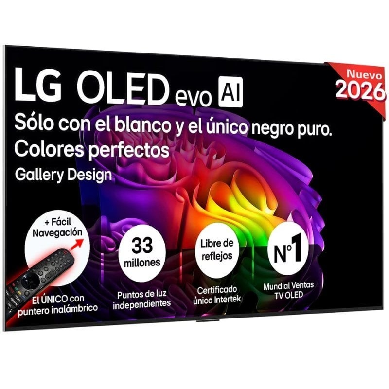 Televisor LG OLED Evo AI G6 OLED55G68LW 55″/ Ultra HD 4K/ Smart TV/ WiFi
