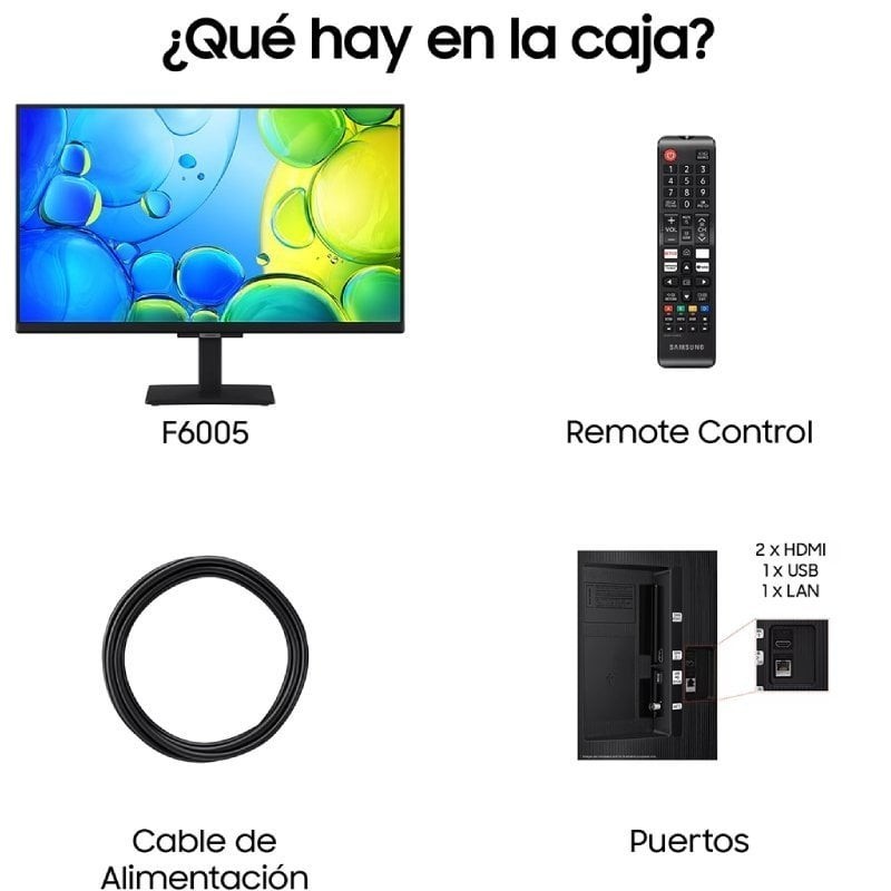 Televisor Samsung F6005 TU27F6005FK 27″/ Full HD/ Smart TV/ WiFi