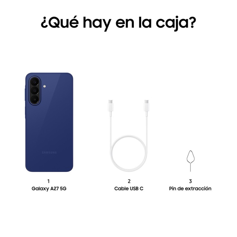 Smartphone Samsung Galaxy A27 8GB/ 256GB/ 6.7″/ 5G/ Azul