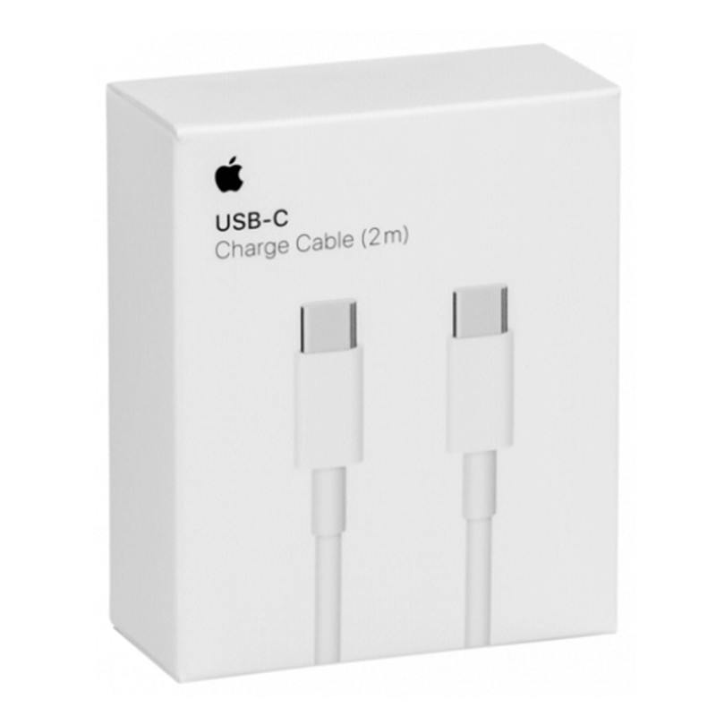 Cable original apple iphone usb tipo c a usb tipo c - 2 m - blanco