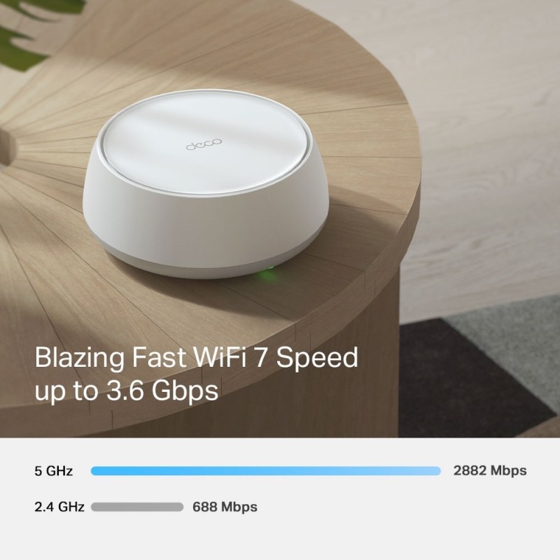 Sistema Mesh TP-Link Deco BE25 3600Mbps/ 2.4GHz 5GHz/ Pack de 2