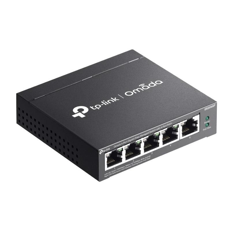 TP-Link ES205GP Switch 4xGb PoE+ 1xGb 65W Desktop