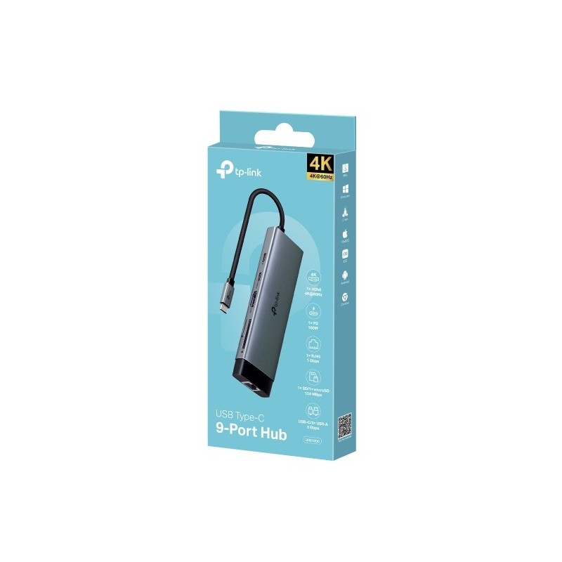 Hub tp - link usb tipo c 9 en 1