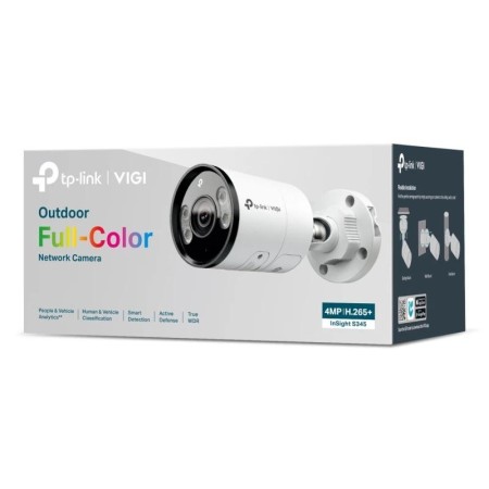 VIGI S345(2.8mm) Cámara NW Bullet 4MP Out Full-Col