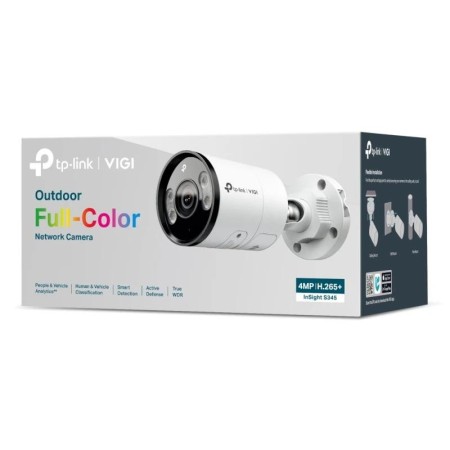 VIGI S345(4mm) Cámara NW Bullet 4MP Out Full-Color