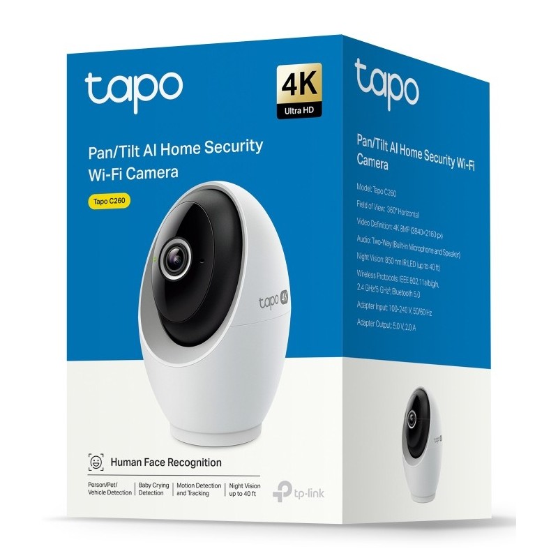 Cámara de Videovigilancia TP-Link Tapo C260/ Visión Nocturna/ Control desde APP