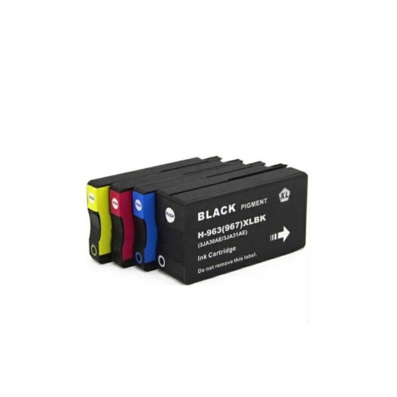 Cartucho de tinta compatible dayma hp n963 xl cian - 1600 pag. - premium