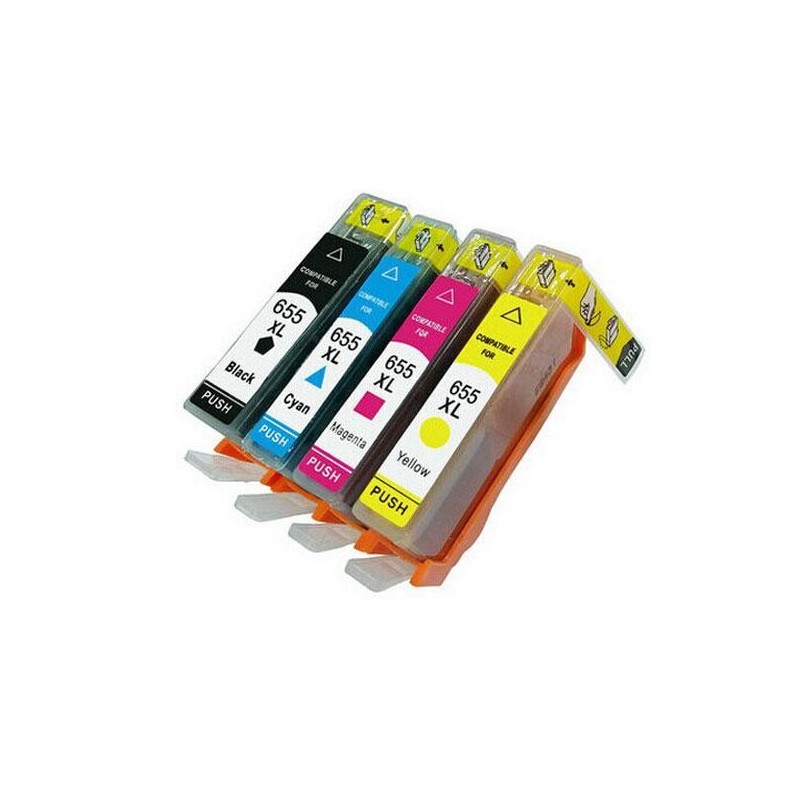 Cartucho de tinta compatible dayma hp n655 xl amarillo cz112ae