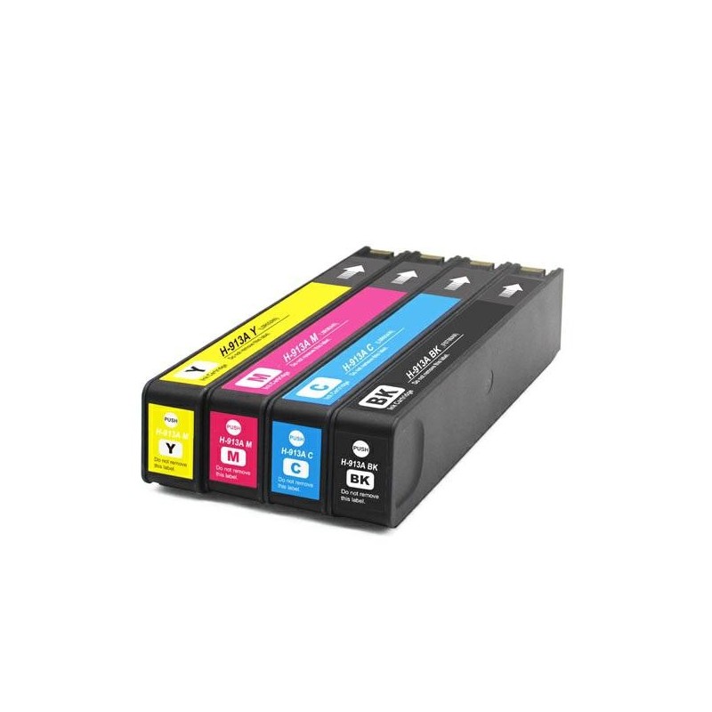Cartucho de tinta compatible dayma hp n913a magenta pigmentada vb.t patent free 3.000 pag