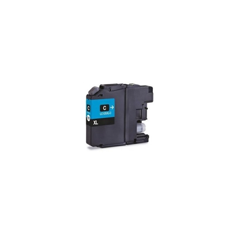 Cartucho de tinta compatible dayma brother lc125 cian