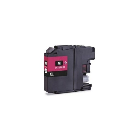 Cartucho de tinta compatible dayma brother lc125 magenta