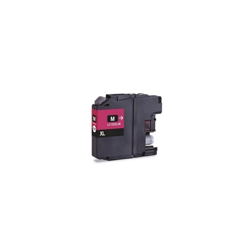 Cartucho de tinta compatible dayma brother lc125 magenta