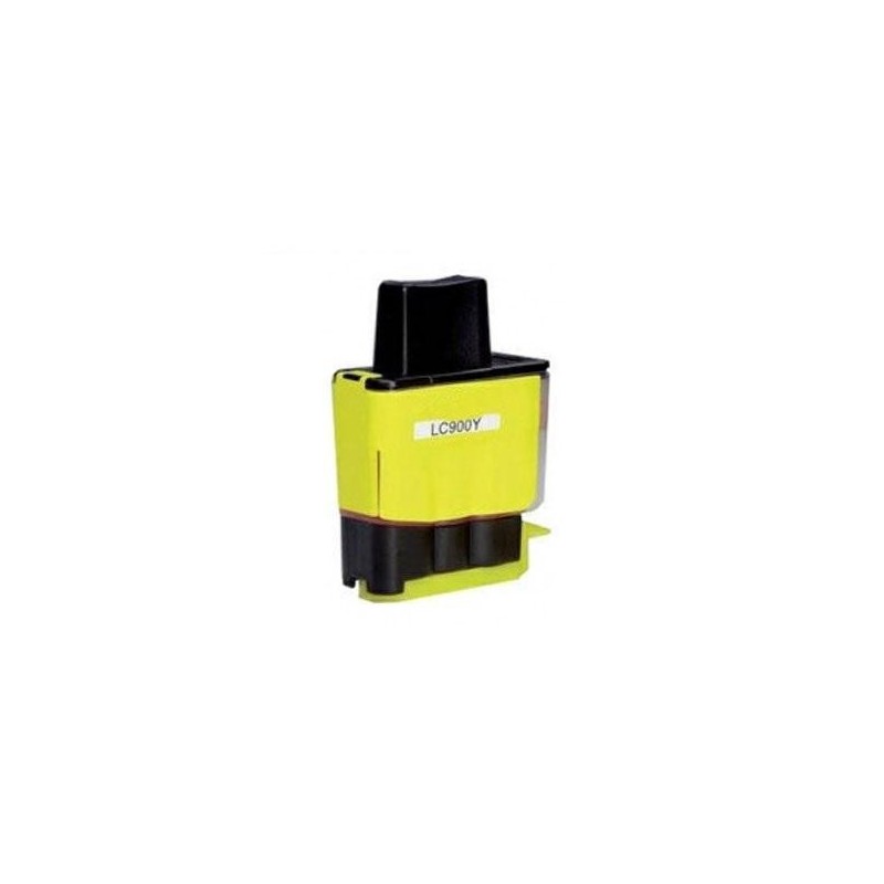 Cartucho de tinta compatible dayma brother lc900 amarillo