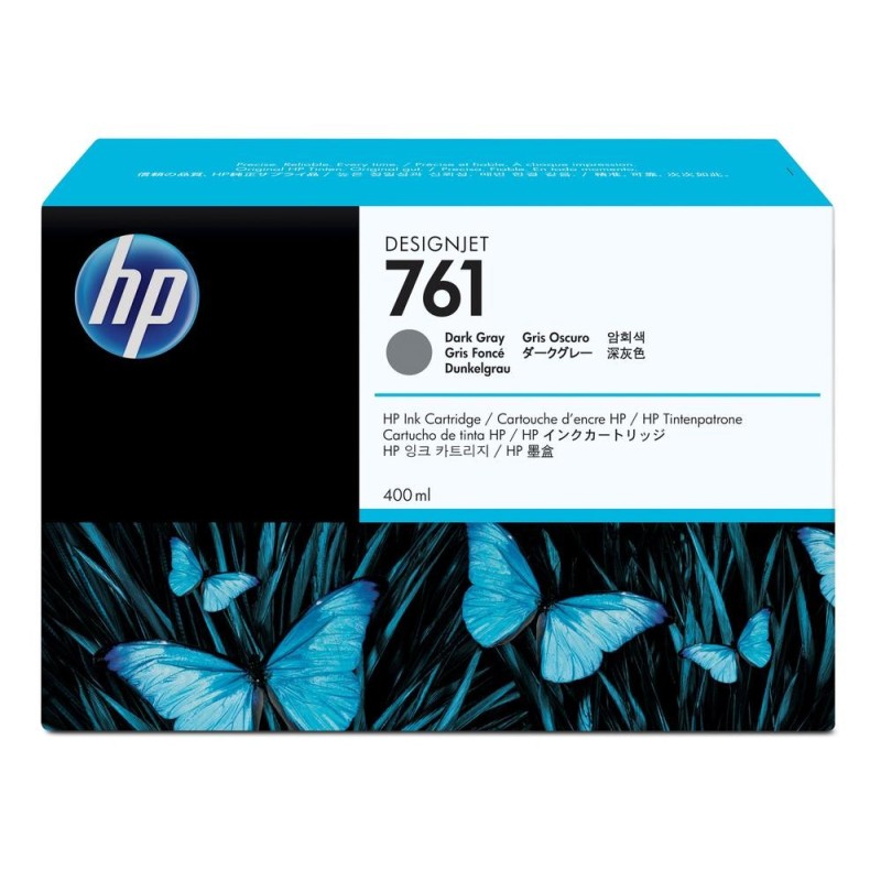 Cartucho tinta hp 761 gris oscuro 400ml