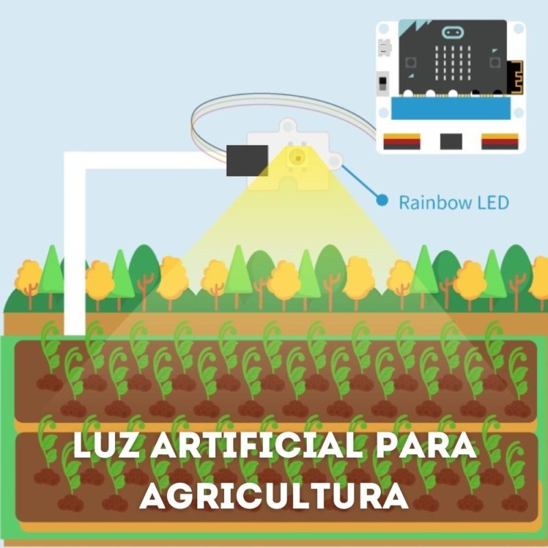Kit de sensores inteligentes micro:bit agricultura inteligente - smart agriculture kit - sin placa