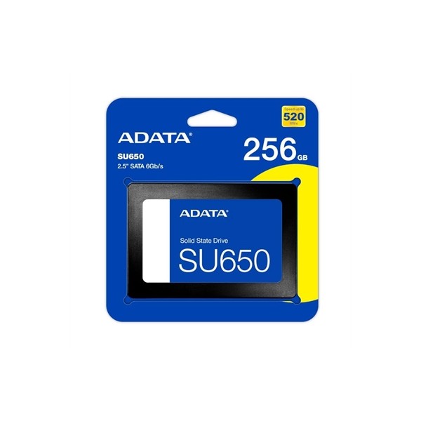 Disco duro interno solido ssd adata ultimate su650 256gb 2.5 pulgadas sata3