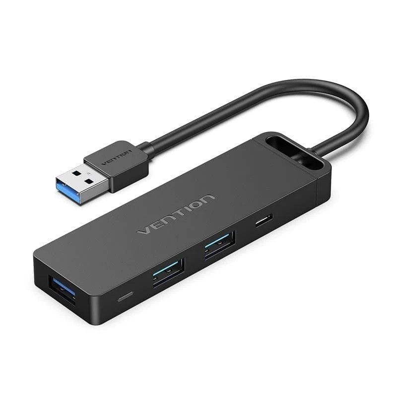 Hub USB 3.0 Vention CHVBB/ 3xUSB/ 1xMicroUSB PD/ 1xLector Tarjetas