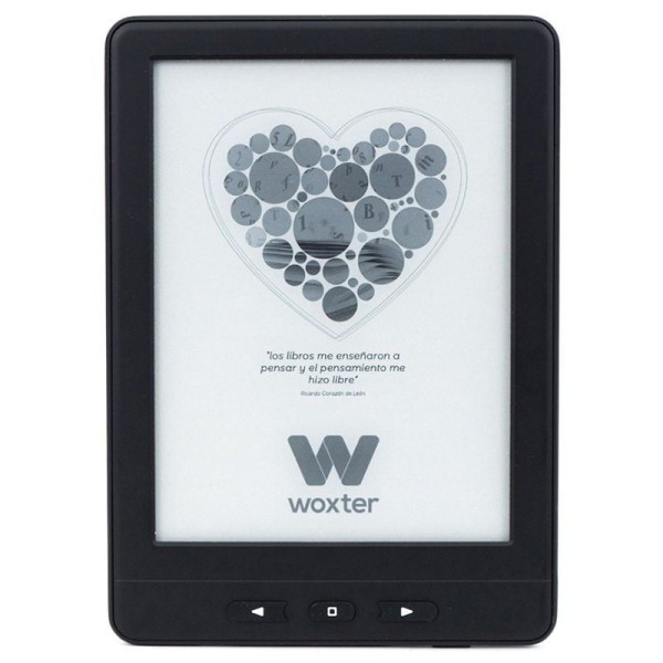 Libro Electrónico Ebook Woxter Scriba Paperlight TP/ 6″ tactil retroiluminado Tinta Electrónica/ Negro