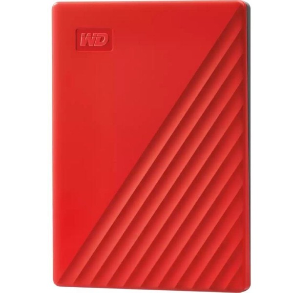 Disco Externo Western Digital My Passport 4TB/ 2.5″/ USB 3.2/ Rojo