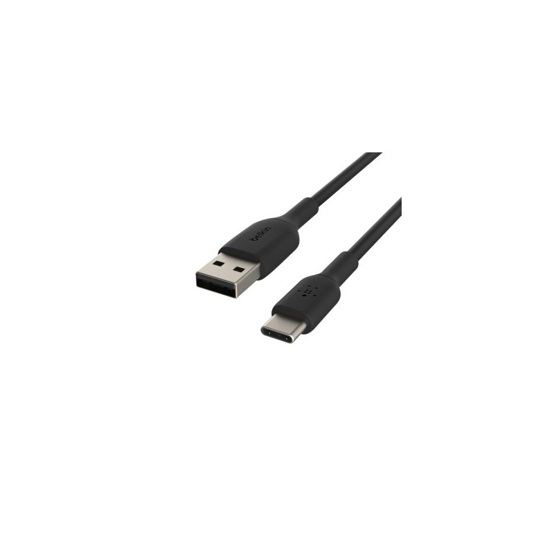 CABLE USB-A A USB-C 1M BELKIN CAB001BT1MBK BOOS CHARGE™ 1m COLOR NEGRO