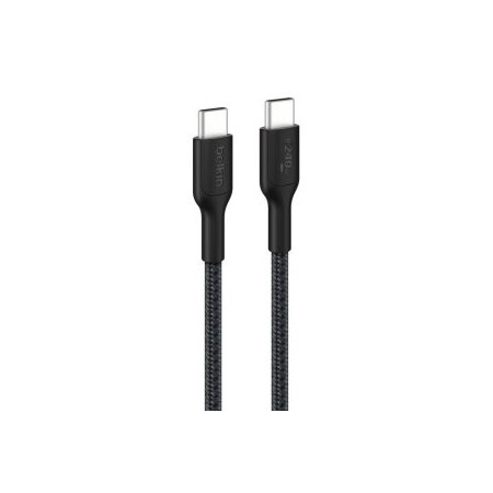 CABLE USB-C A USB-C 2M BELKIN CAB025HQ2MBK 240W TRENZADO COLOR NEGRO