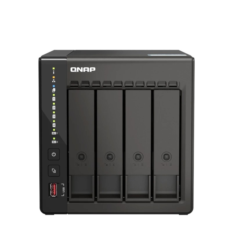 Servidor nas qnap ts - 453e - 8g 8gb gigabit ethernet