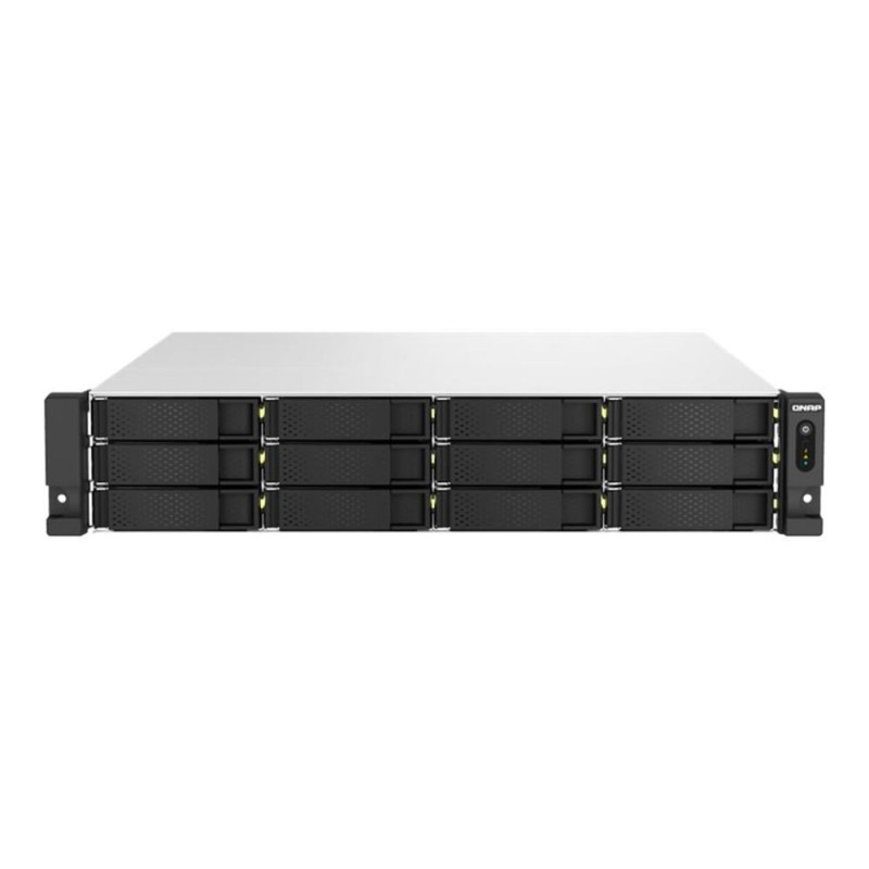 Servidor nas qnap ts - h1887xu - rp - e2336 - 32g 18 bahias 2u rack
