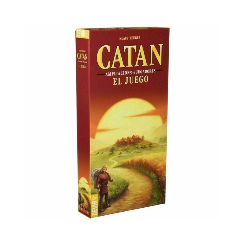 Juego de mesa devir colonos de catan 5 - 6 jugadores pegi 10