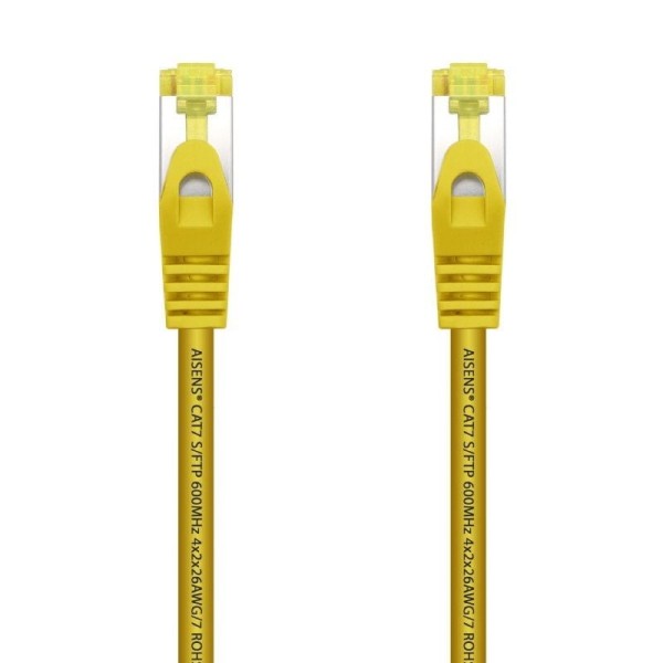 Cable de Red RJ45 SFTP Aisens A146-0473 Cat.7/ 50cm/ Amarillo