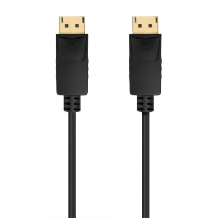 Cable DisplayPort 1.2 CCS 4K Aisens A124-0737/ DisplayPort Macho - DisplayPort Macho/ Hasta 5W/ 2300Mbps/ 50cm/ Negro
