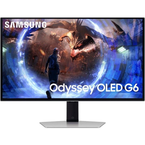 Monitor Gaming Samsung G6 Odyssey OLED S27DG602SU 27″/ QHD/ 0.03ms/ 360Hz/ Regulable en Altura/ Plata