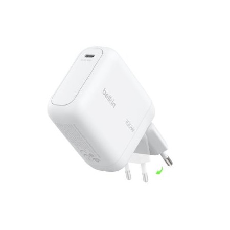 CARGADOR USB GAN BELKIN WCH025 100W PD 1xUSB-C BLANCO