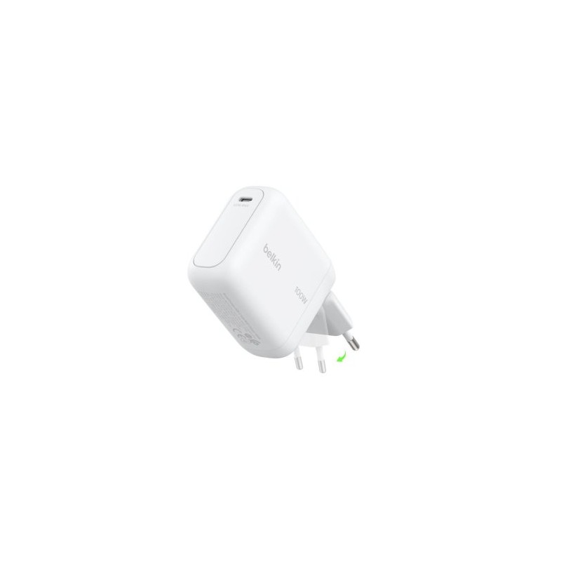 CARGADOR USB GAN BELKIN WCH025 100W PD 1xUSB-C BLANCO