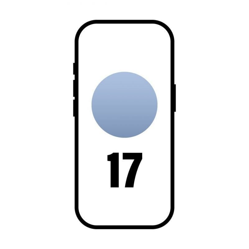 Smartphone Apple iPhone 17 256GB/ 6.3″/ 5G/ Azul Neblina