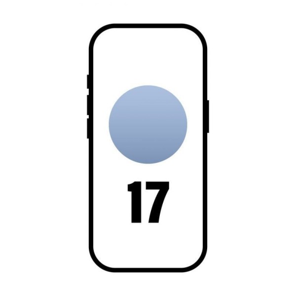 Smartphone Apple iPhone 17 256GB/ 6.3″/ 5G/ Azul Neblina