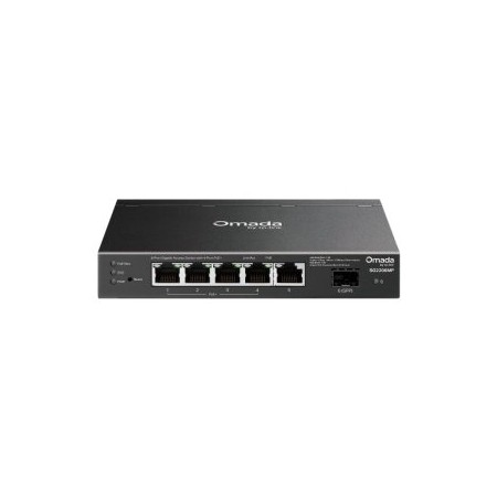 SWITCH POE+ NO GESTIONABLE TP-LINK SG2206MP 6P 5xRJ45 1Gbps 4xPoE+ 1xSFP Gbps 63W