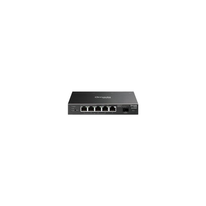 SWITCH POE+ NO GESTIONABLE TP-LINK SG2206MP 6P 5xRJ45 1Gbps 4xPoE+ 1xSFP Gbps 63W