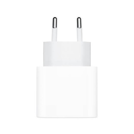 Cargador original apple 20w usb tipo c carga rapida - blanco - no incluye cable