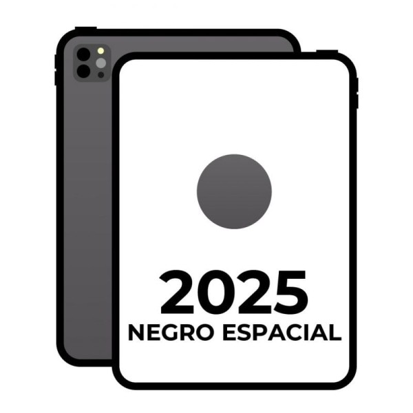 Apple iPad Pro 13″ 2025 7th WiFi Cell/ 5G/ M5/ 1TB/ Negro Espacial/ Vidrio Nanotexturizado