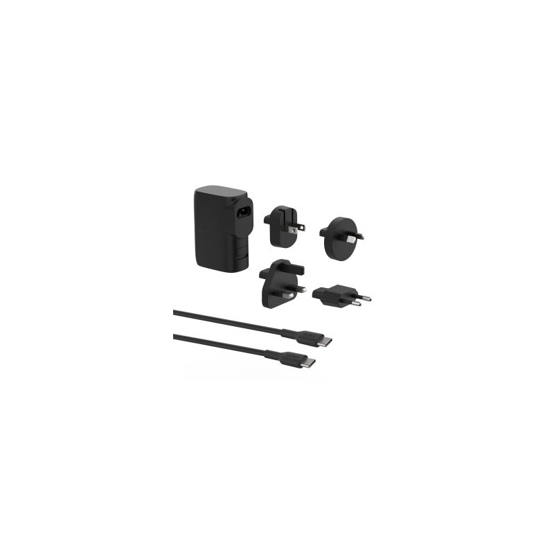 POWERBANK BELKIN BPZ003BT1MBK-B6 5K+CARGADOR 25W CON ADAPTADORES DE VIAJE NEGRO