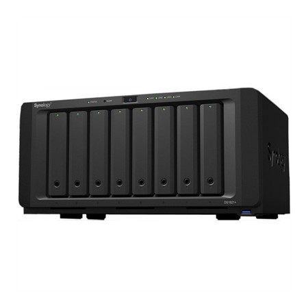 Servidor nas synology disk station ds1821+ 4 gb 8 bahias raid ethernet gigabit